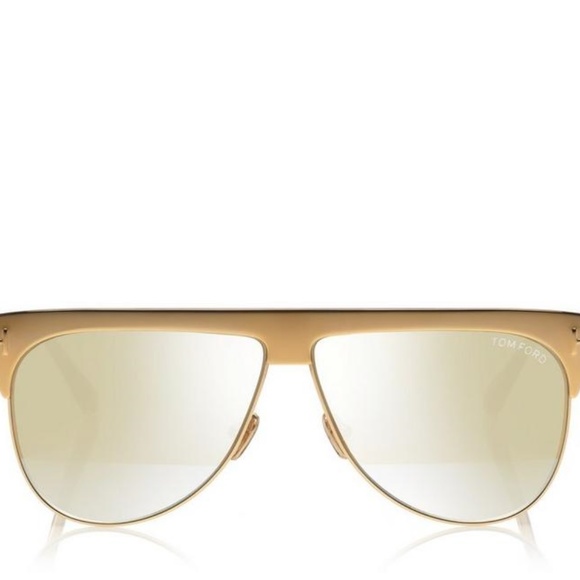 Tom Ford FT0707 WINTER GOLD PLATED SUNGLASSES - Picture 1 of 5
